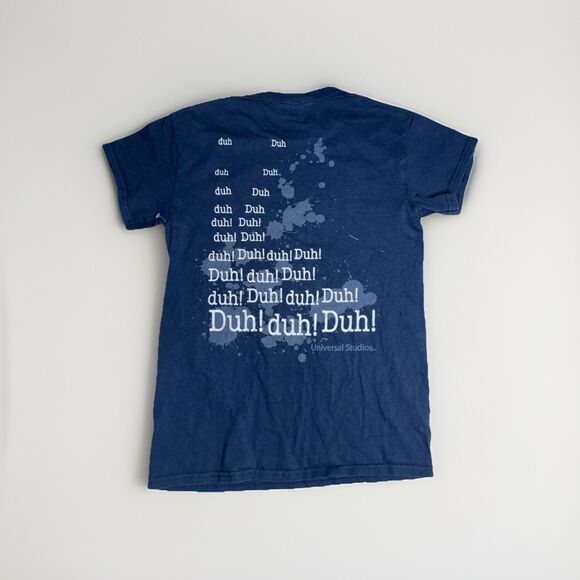 Vintage Universal Studios Jaws T-Shirt Mens Small Blue Movie Promo Y2K Shirt - Picture 6 of 6